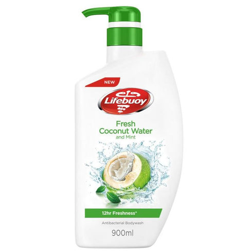 Lifebuoy Fresh Coconut Water & Mint Antibacterial Body Wash 900ml
